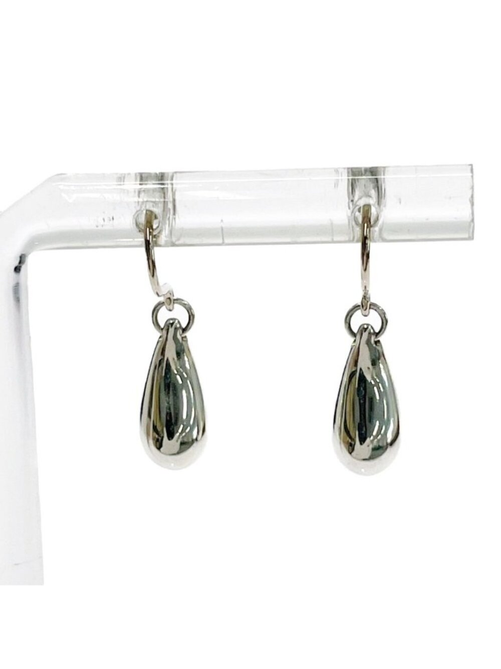 Tiffany & Co Silver Elsa Peretti Teardrop Earrings